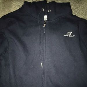 New balance zip up hoodie navy blue size medium